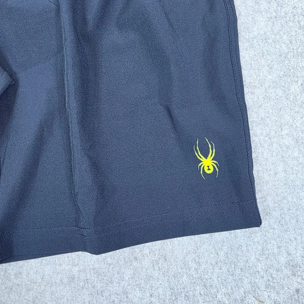 Spyder Swim Trunks Boys XL (18/20)‎ Blue Athletic Swimsuit Shorts UPF 30+, Beach